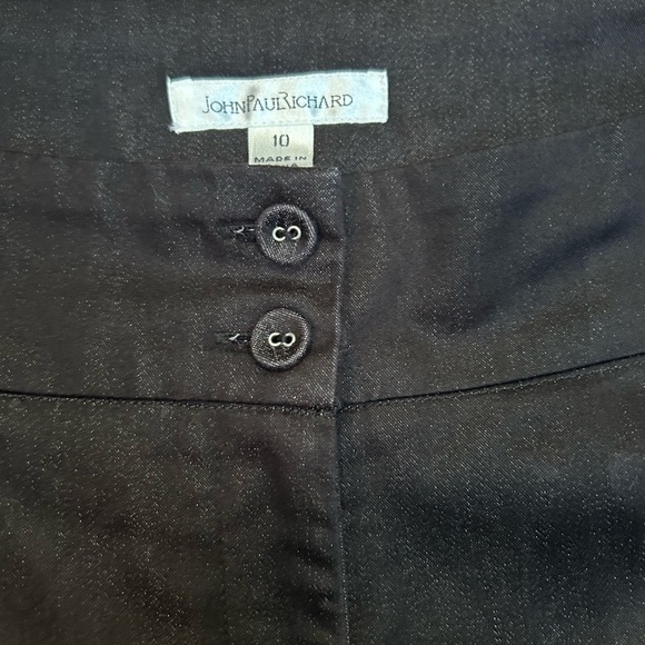 John Paul Richard Black Pants Women’s Size 10 - Picture 4 of 9